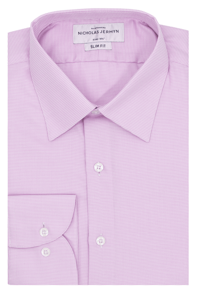 Luxury Houndstooth Lilac  - Classic