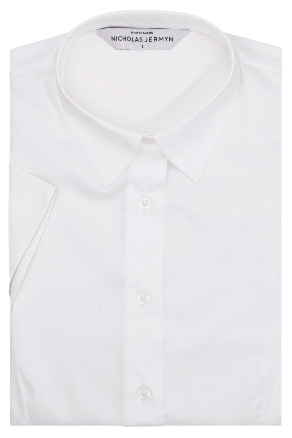 Stretch White - Short Sleeved